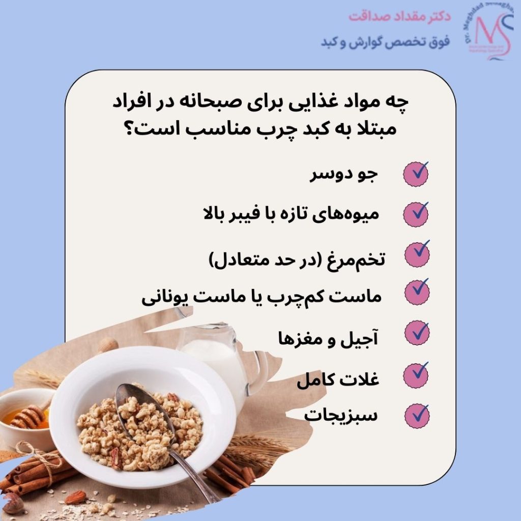 صبحانه کبد چرب؛ 7 ایده عالی و مناسب